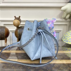 Louis Vuitton Bella Bucket Bag Mahina Olympe Blue