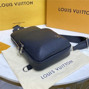 Louis Vuitton Avenue Sling Bag Taiga Leather – Men (Black)