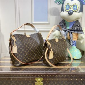 Louis Vuitton Graceful MM Monogram Beige