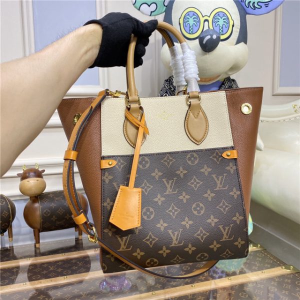 Louis Vuitton Fold Tote MM 2way Shoulder Crossbody Bag