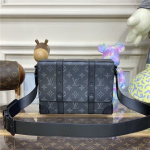 Louis Vuitton Trunk Messenger Monogram Eclipse Canvas