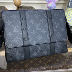 Louis Vuitton Trunk Messenger Monogram Eclipse Canvas