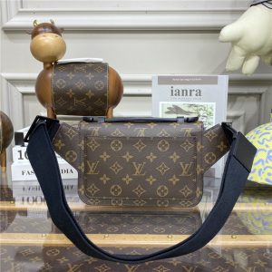 Louis Vuitton S Lock Sling Monogram Macassar Canvas (Varied Colors)