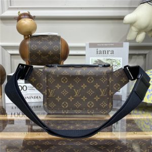 Louis Vuitton S Lock Sling Monogram Macassar Canvas (Varied Colors)