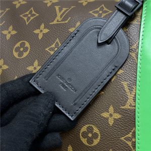Louis Vuitton Keepall Bandouliere 50 Monogram Macassar Canvas Green