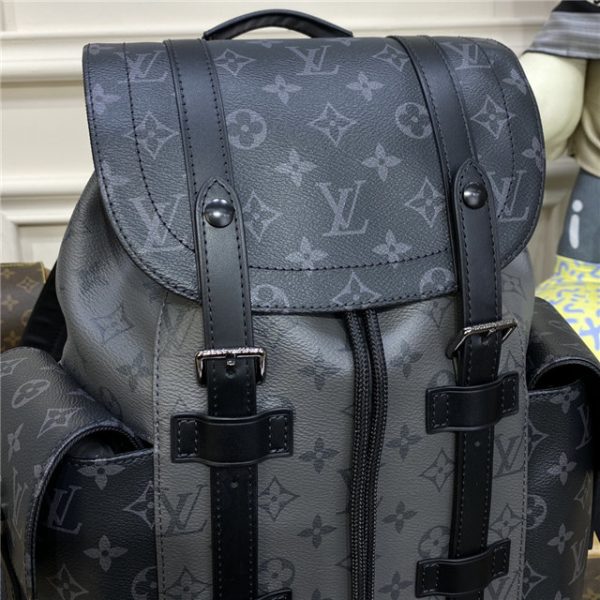 Louis Vuitton Christopher PM Monogram Eclipse Canvas