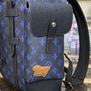 Louis Vuitton Christopher MM Monogram Blue