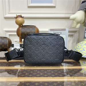 Louis Vuitton S Lock Messenger Taurillon Monogram Leather