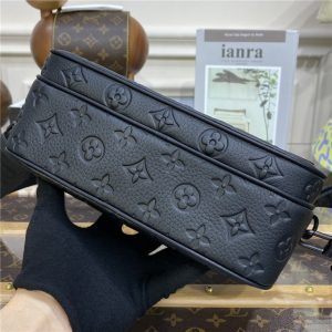 Louis Vuitton S Lock Messenger Taurillon Monogram Leather