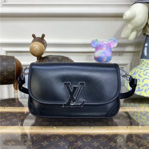 Louis Vuitton Buci Epi Leather Crossbody (Black)