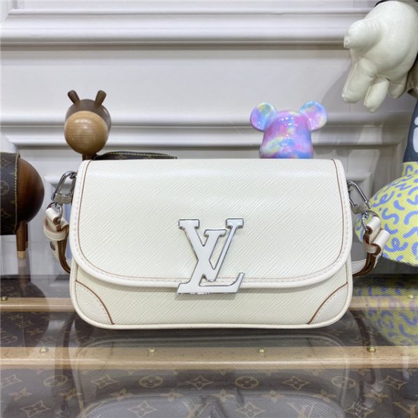 Louis Vuitton Buci Epi Leather Crossbody (White)