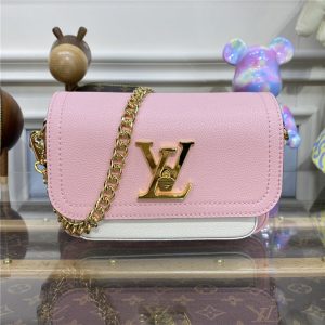 Louis Vuitton LockMe Tender Bag (Pink)