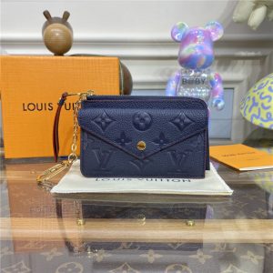 Louis Vuitton Card Holder Recto Verso Navy Replica