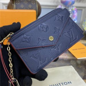 Louis Vuitton Card Holder Recto Verso Navy Replica