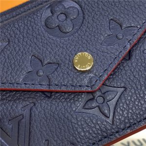 Louis Vuitton Card Holder Recto Verso Navy Replica