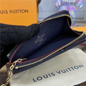 Louis Vuitton Card Holder Recto Verso Navy Replica