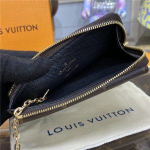 Louis Vuitton Black Card Holder Recto Verso Wallet Black