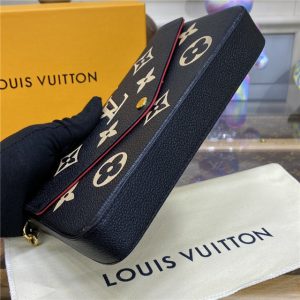 Louis Vuitton Pochette Felicie Bicolor Monogram Empreinte Leather