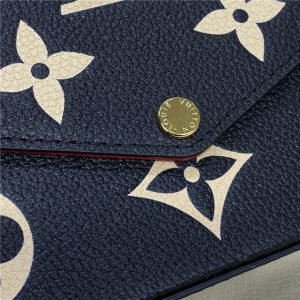 Louis Vuitton Pochette Felicie Bicolor Monogram Empreinte Leather