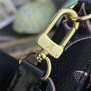 Louis Vuitton Felicie Strap & Go Autres Toiles Monogram Black