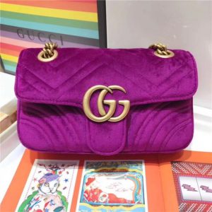 Gucci GG Marmont Velvet Mini Fake Bag (Varied Colors)