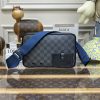 Louis Vuitton Lymington Replica Damier Azur Canvas