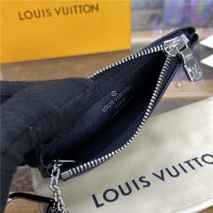 Louis Vuitton Damier Graphite Canvas Key Replica Pouch