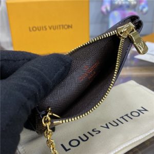 Louis Vuitton Fake Damier Ebene Canvas Replica Key Pouch