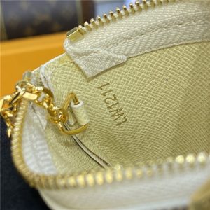 Louis Vuitton Damier Azur Canvas Key Replica Pouch